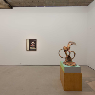 2014 "9 hypertroph-kontemplative Ölmalereien und eine sportliche Skulptur", Loock Galerie, Berlin