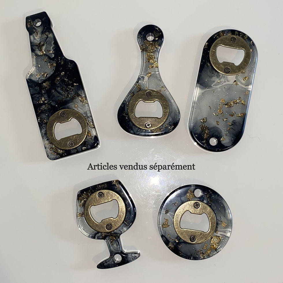 Miniature : Décapsuleur verre Smokey Black