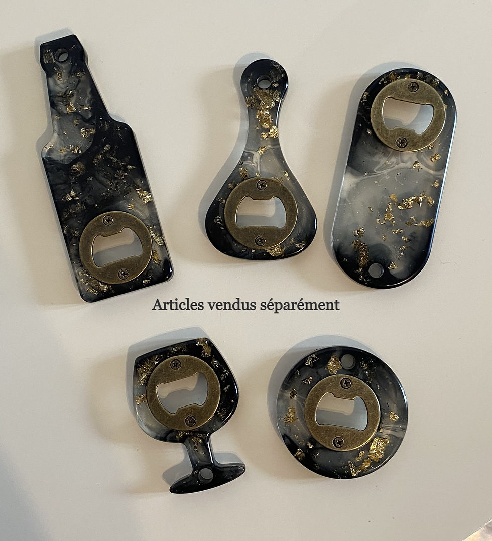 Miniature : Décapsuleur verre Smokey Black