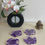 Miniature : Dessous de verre Flower Smokey Purple - lot de 4