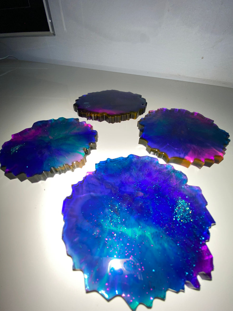 Miniature : Dessous de verre Nébuleuse - lot de 4