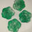 Miniature : Dessous de verre rose effet diamant (coloris au choix) - lot de 4