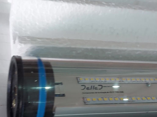 NOVA EMBALAGEM PARA LUMINÁRIA N65 DE BOROSILICATO (VIDRO)