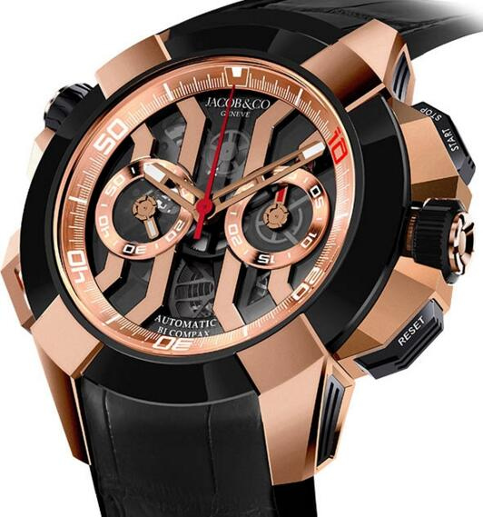 JACOB CO REPLICA EC311.42.PD.BF.A EPIC X CHRONO FIGURES LIMITED EDITION WATCH content media