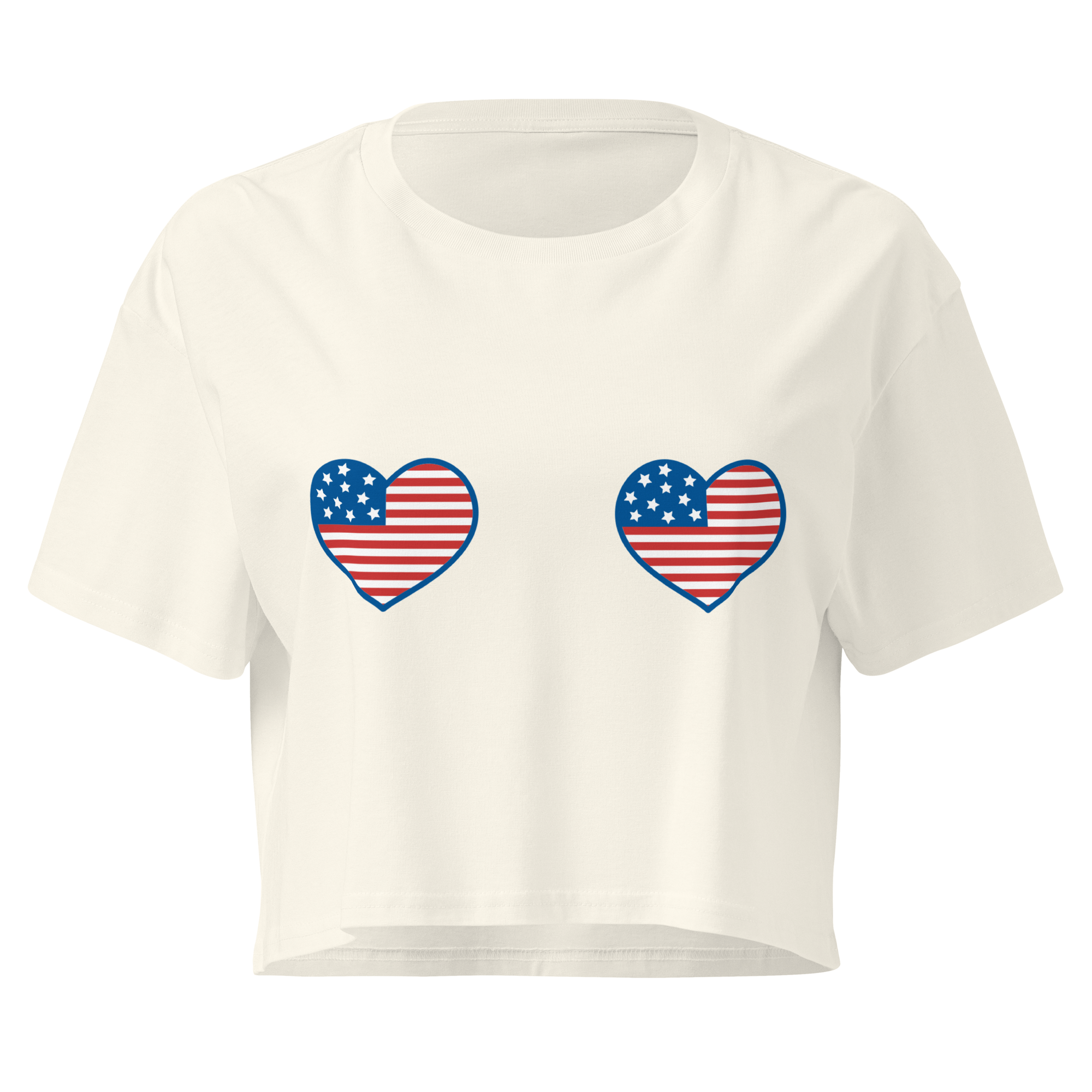 Women’s Patriotic Tatas Crop Top