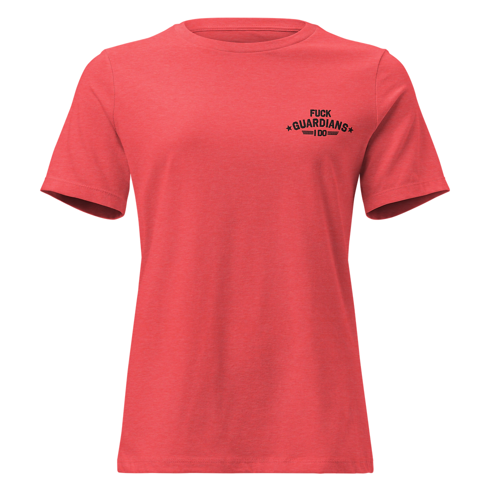 Thumbnail: Fuck Guardians I Do Embroidered Women's Tee
