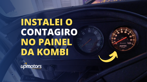Aprenda a Instalar o CONTA-GIROS no painel da KOMBI ; UPMOTORS