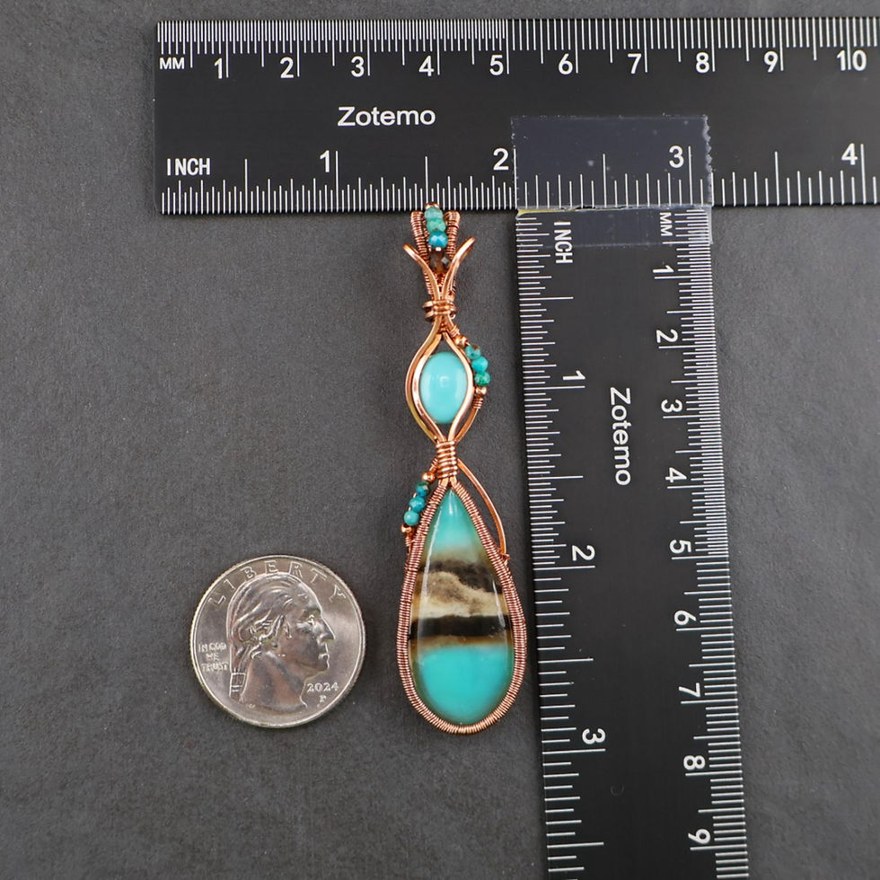 Thumbnail: Multicolored, Blue, Opalized, Petrified Wood, Copper