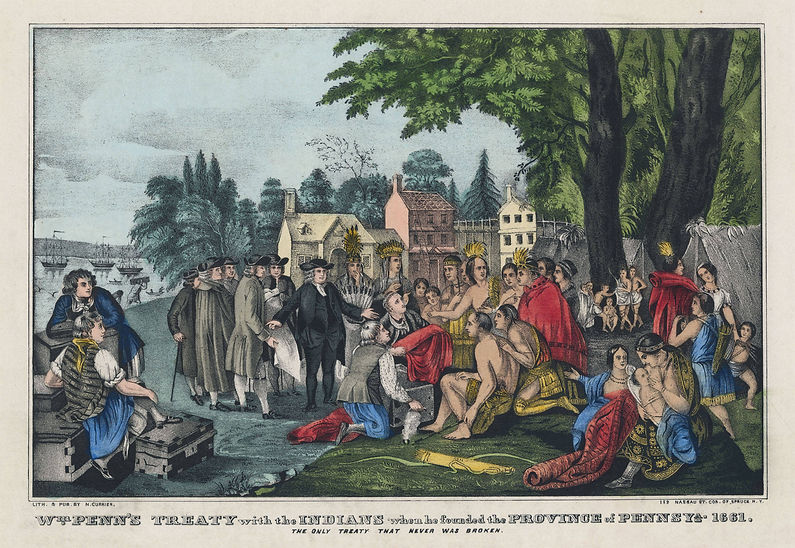 Treaty of Shackamaxon william penn curri