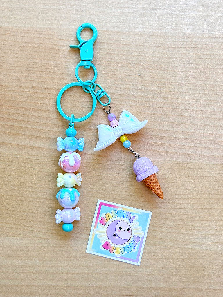 Thumbnail: Conefetti Parade - Soft Serve Attitude Keychain Collection
