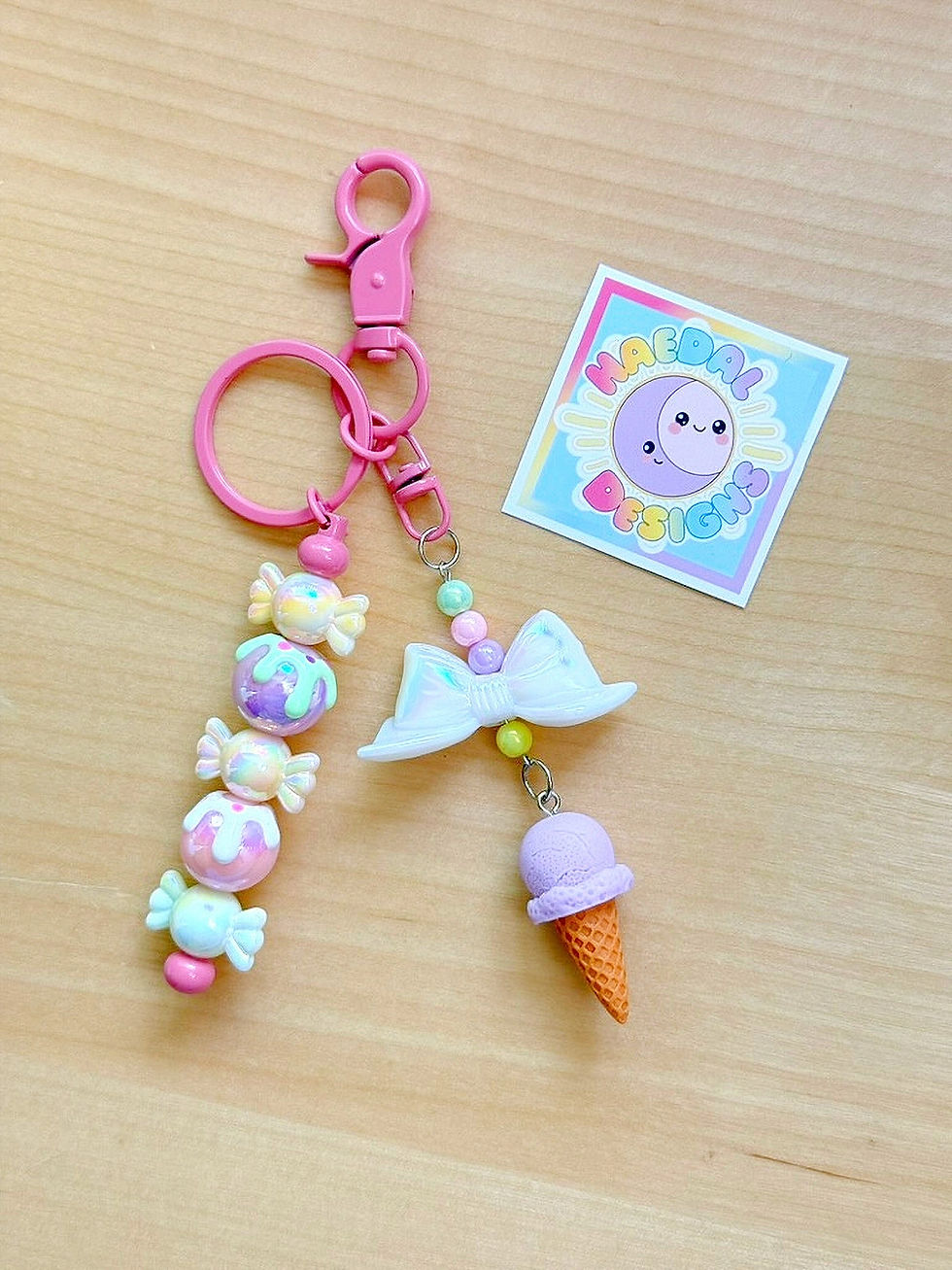 Thumbnail: Sprinkle Sweetheart - Soft Serve Attitude Keychain Collection