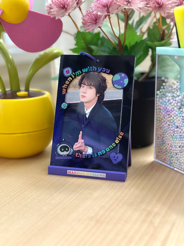 BTS Jin “The Astronaut” Acrylic Photocard Holder | Haedal Designs