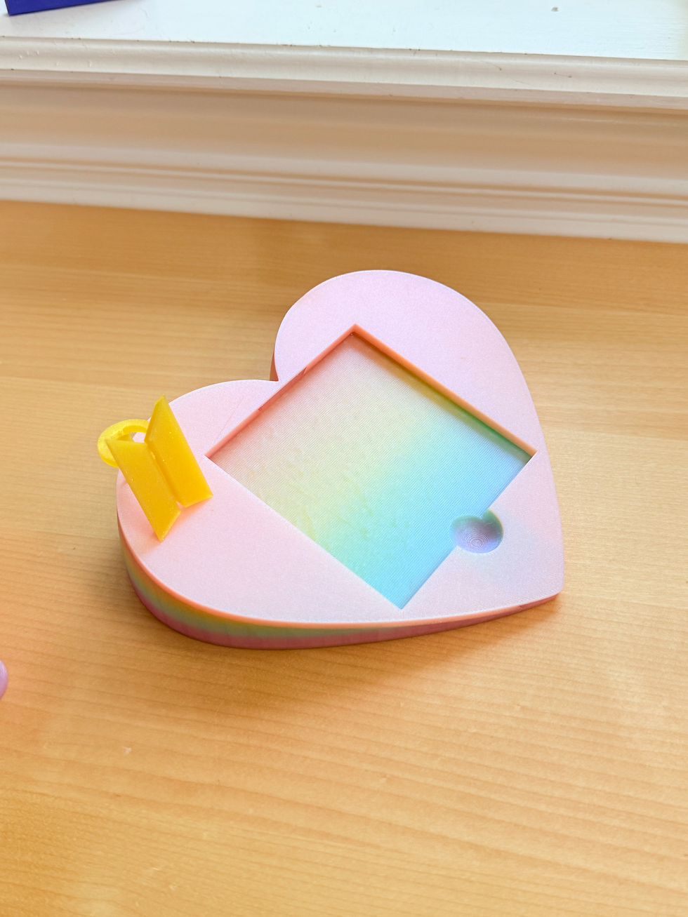 Thumbnail: Notepad Holder - Heart (Light Pink)