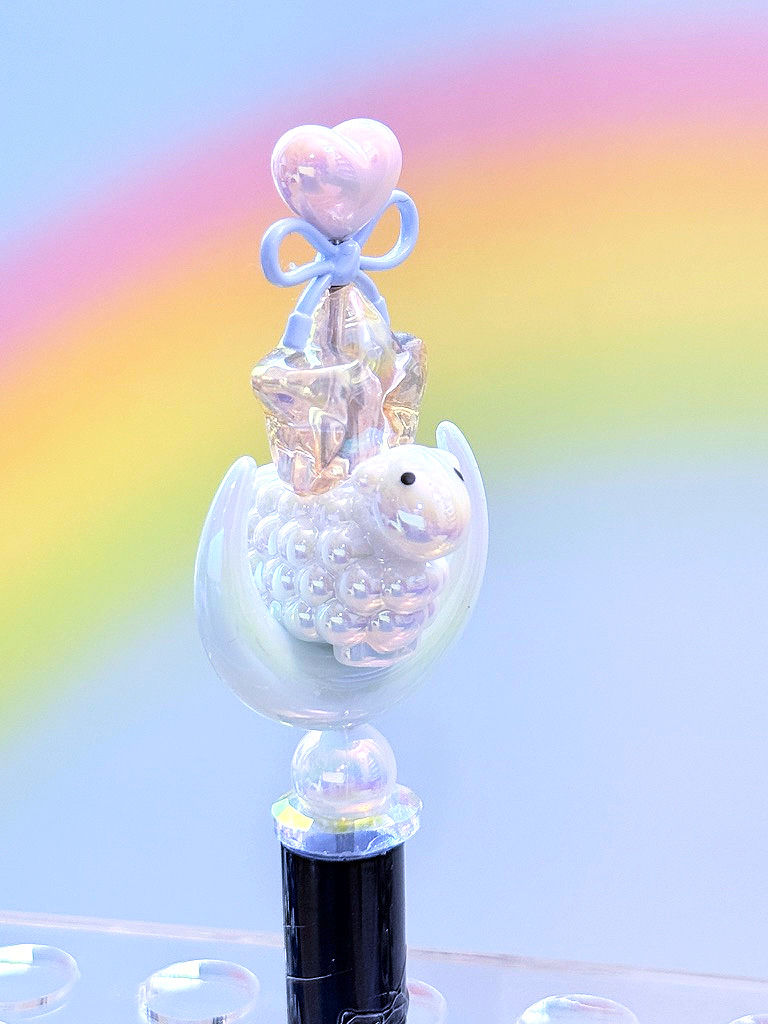 Thumbnail: Midnight Baa-bles -  Celestial Series Beaded Pen