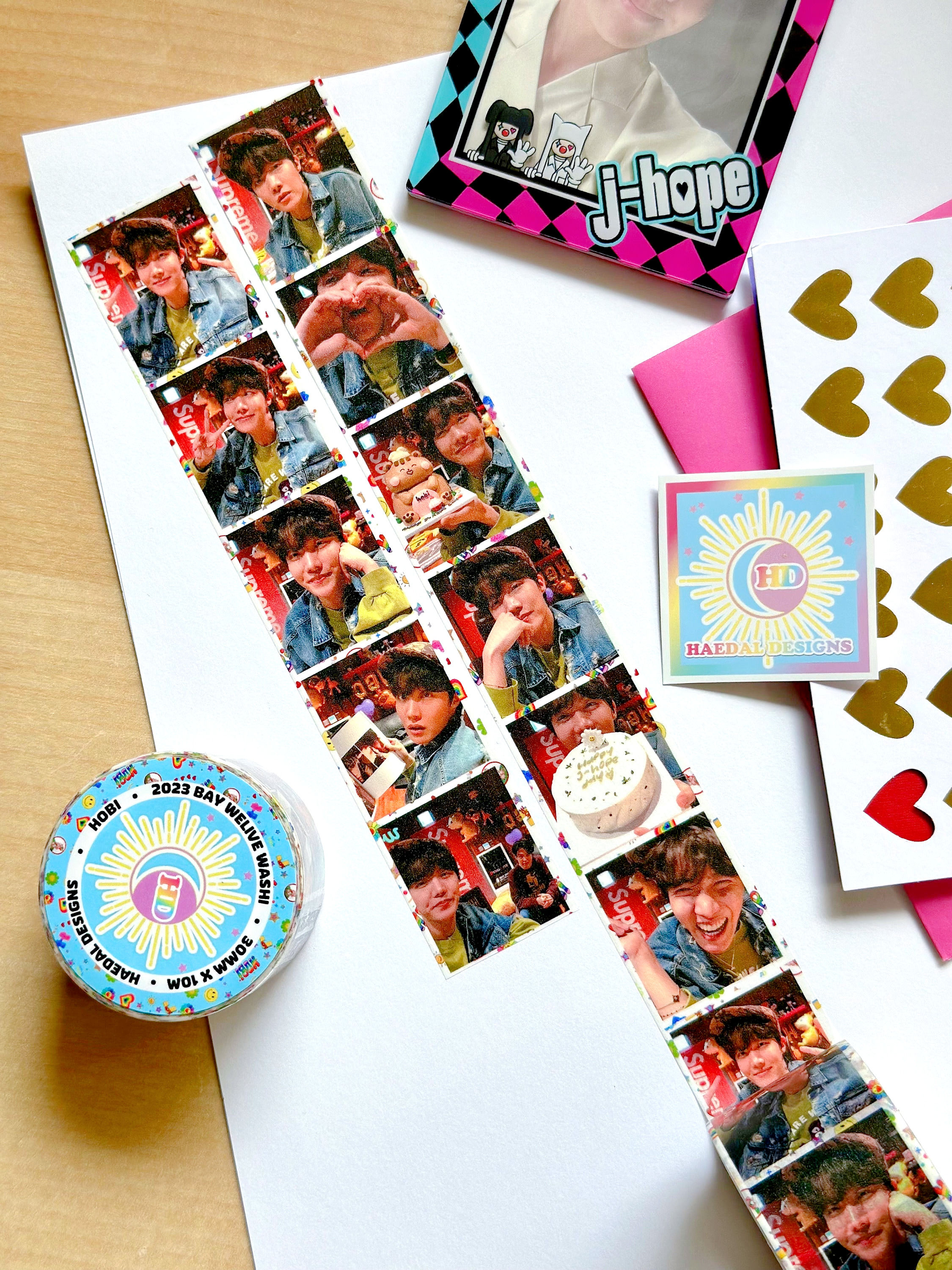J-Hope 2023 B-Day WeLive Washi Tape - 30mm x 10m