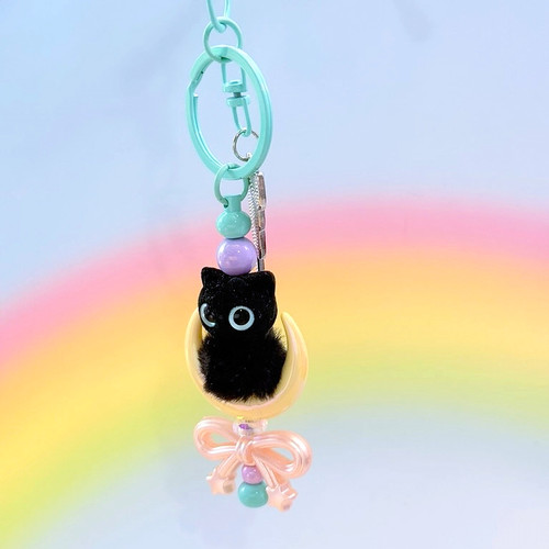 【BLACKPURPLE】24FW★ StellaCord Keyring Noir Familiar - Midnight Starspell Keychain Collection