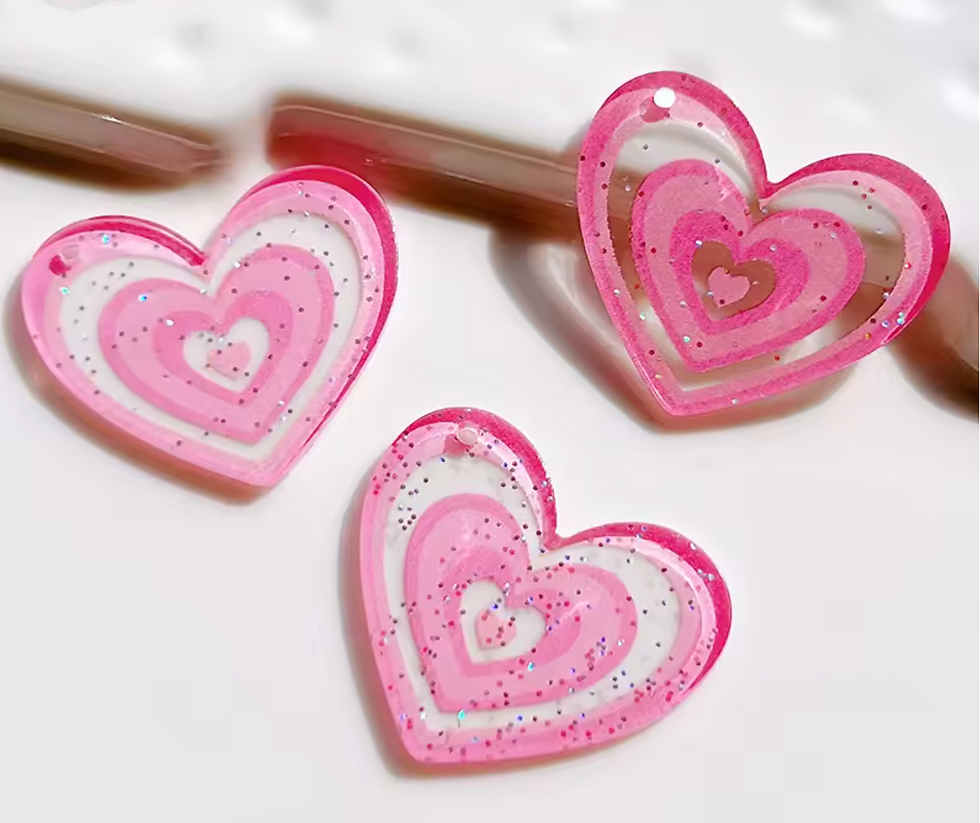 Thumbnail: Lots of Love Heart Charm