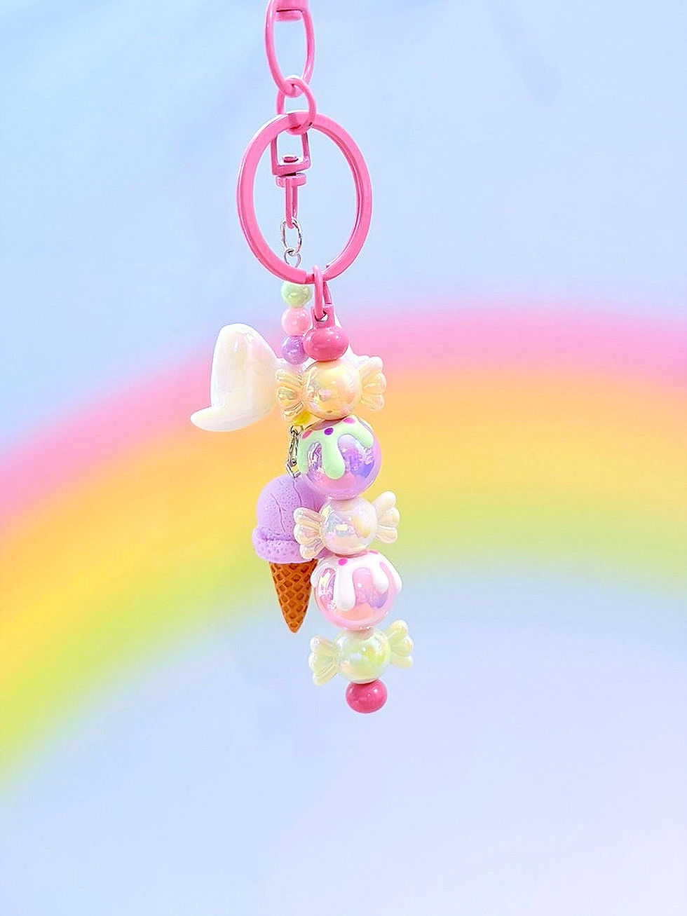 Thumbnail: Sprinkle Sweetheart - Soft Serve Attitude Keychain Collection