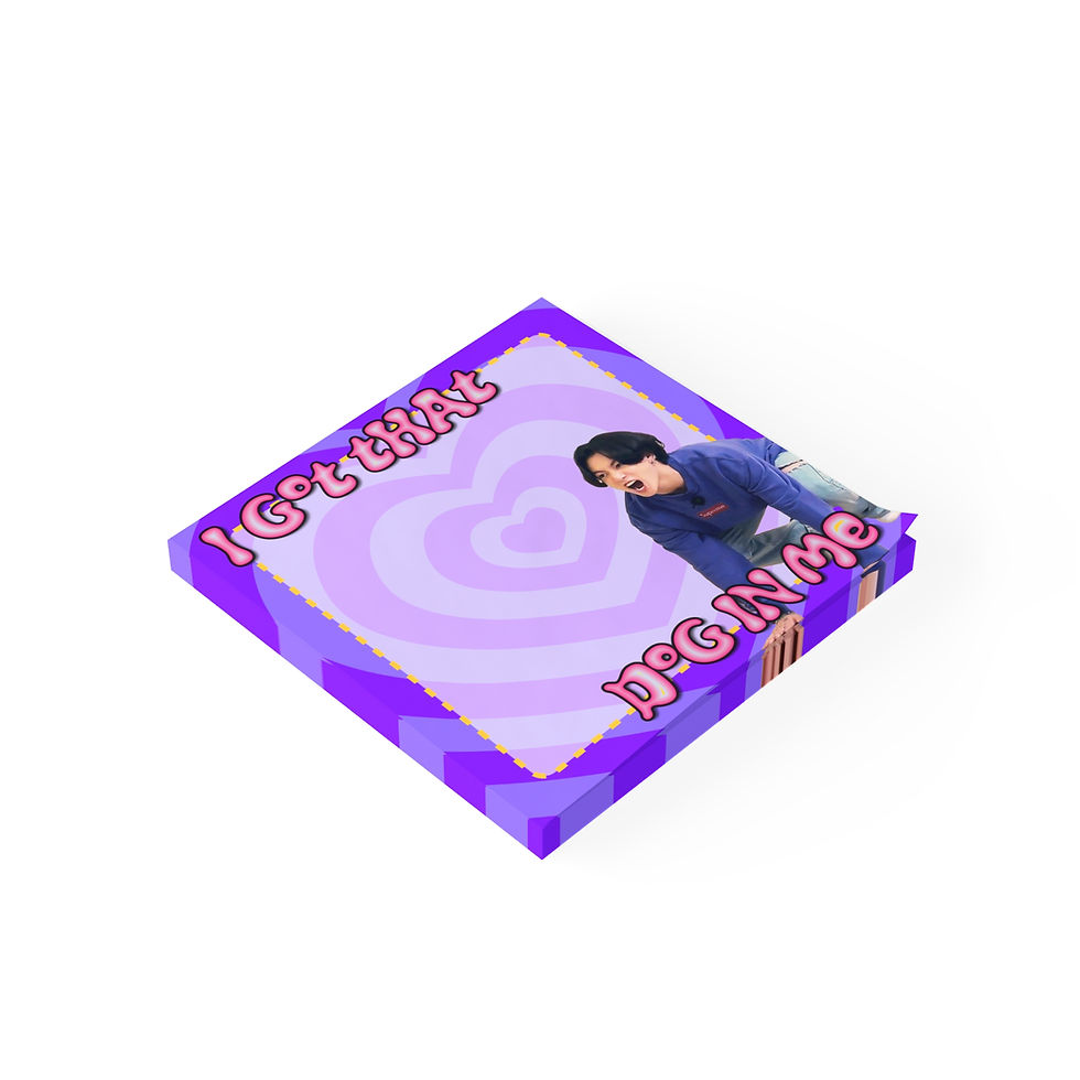 Thumbnail: Jungkook - "I Got That Dog In Me" Adhesive Sticky Notes