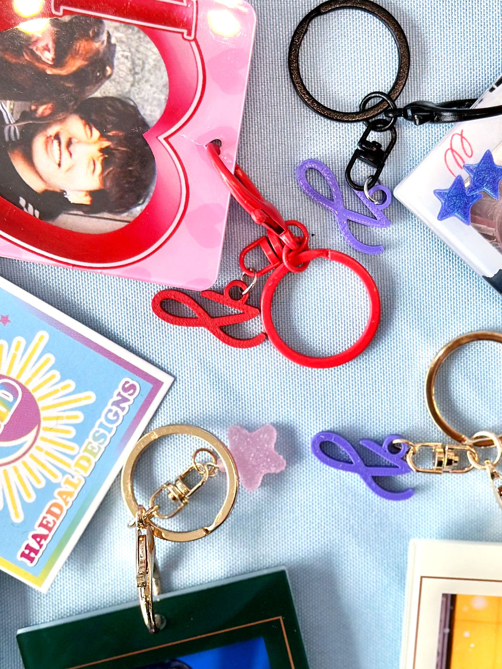Thumbnail: My Best Friend Jungkook Polaroid Acrylic Photocard Holder Keychain