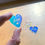 Thumbnail: Iridescent Acrylic Heart Message Charm