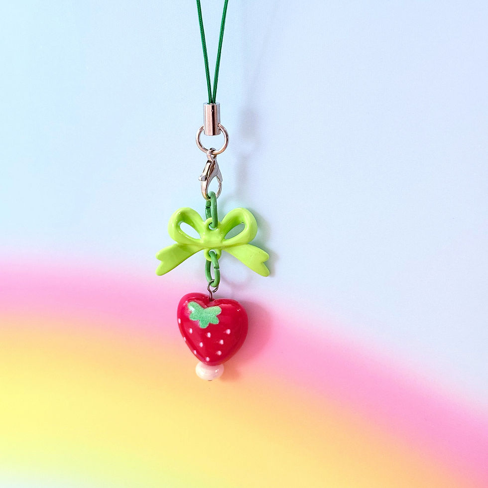 Thumbnail: "Very, Berry, Strawberry" Phone Charm