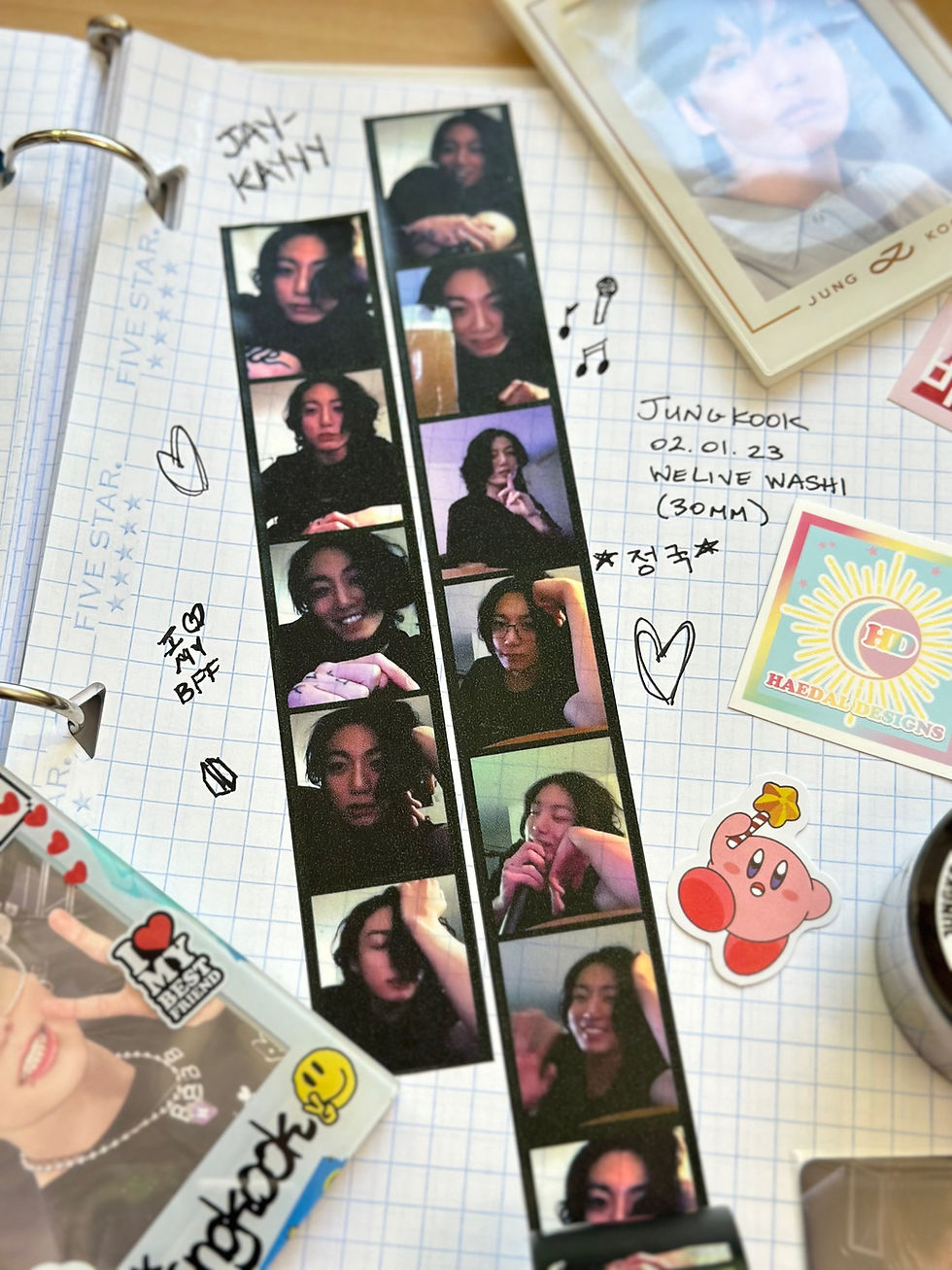Thumbnail: WHOLESALE - Jungkook - 02.01.23 WeLive Washi Tape - 30mm x 10m