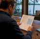 Homebuyer reviewing mortgagee clause details