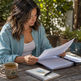 Homebuyer reviewing insurance binder document