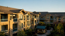 Condominium building with shared common areas
