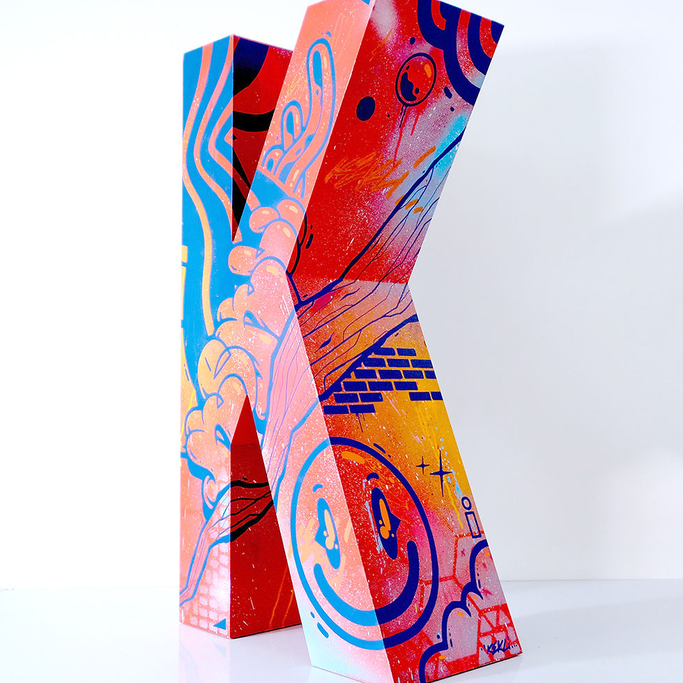 Console streetart lettre K