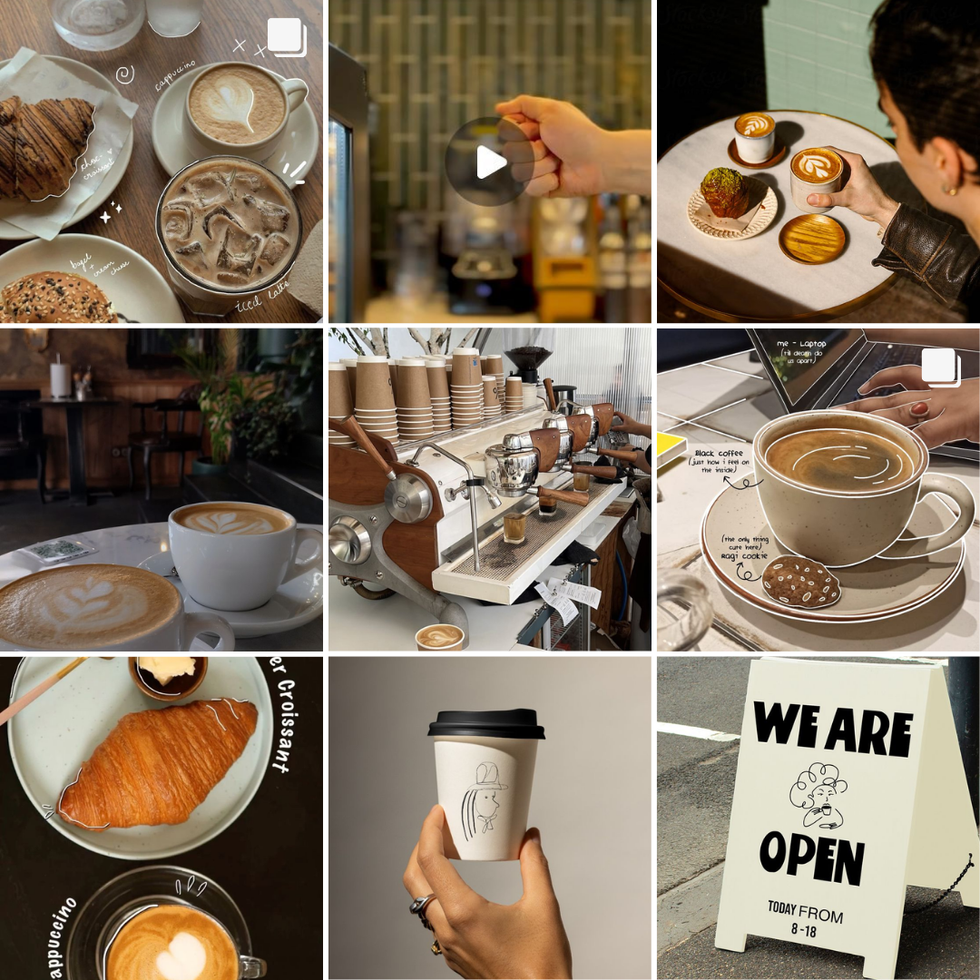 Coffee Shop Instagram Feed