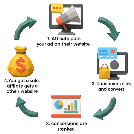 How affiliate marketing works