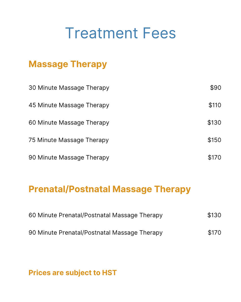 Registered Massage Therapy