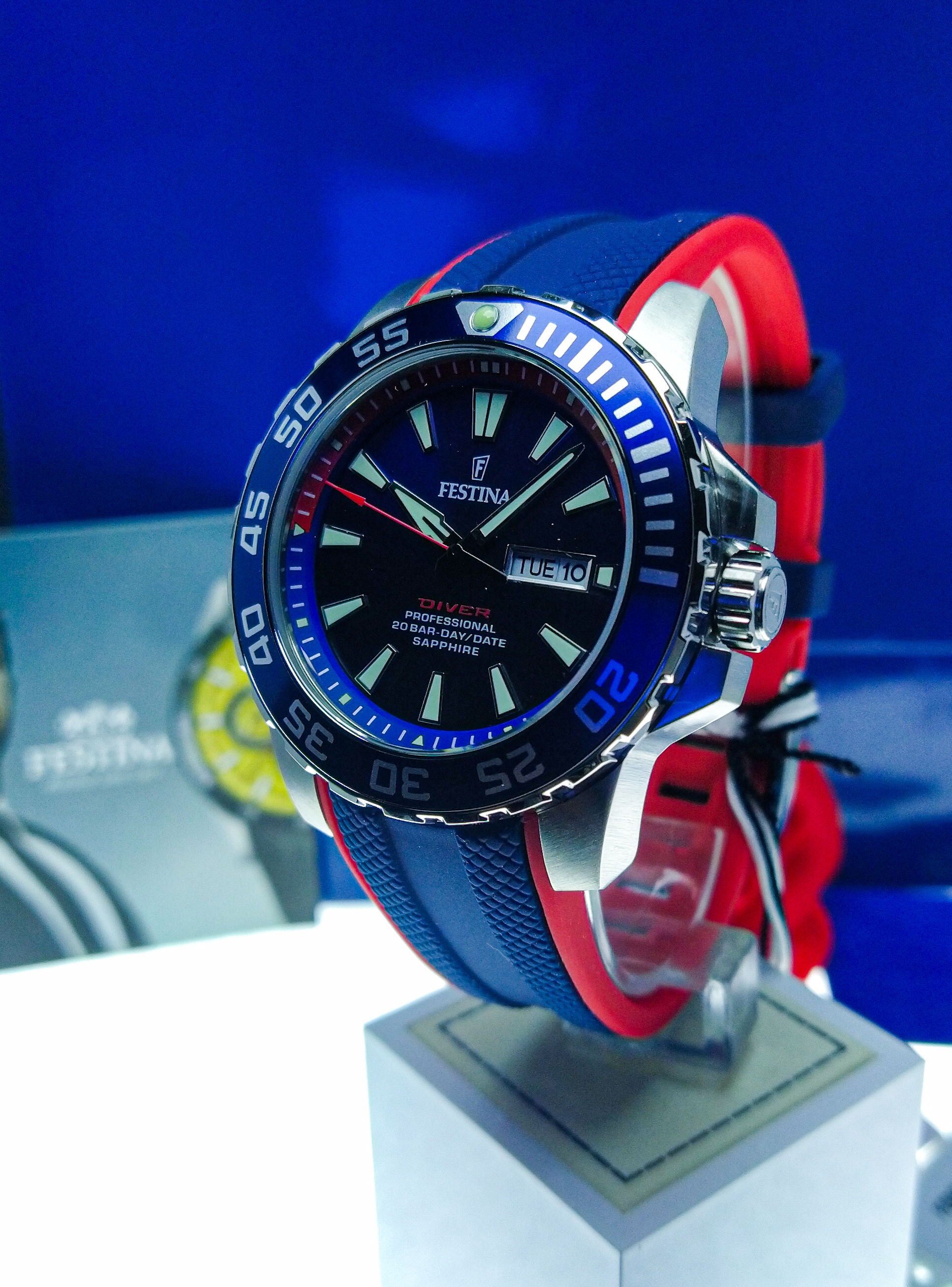 Festina Professional Blue and Red