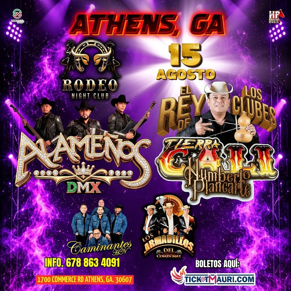 ATHENS, GA, RODEO NIGHT CLUB, 15 AGOSTO