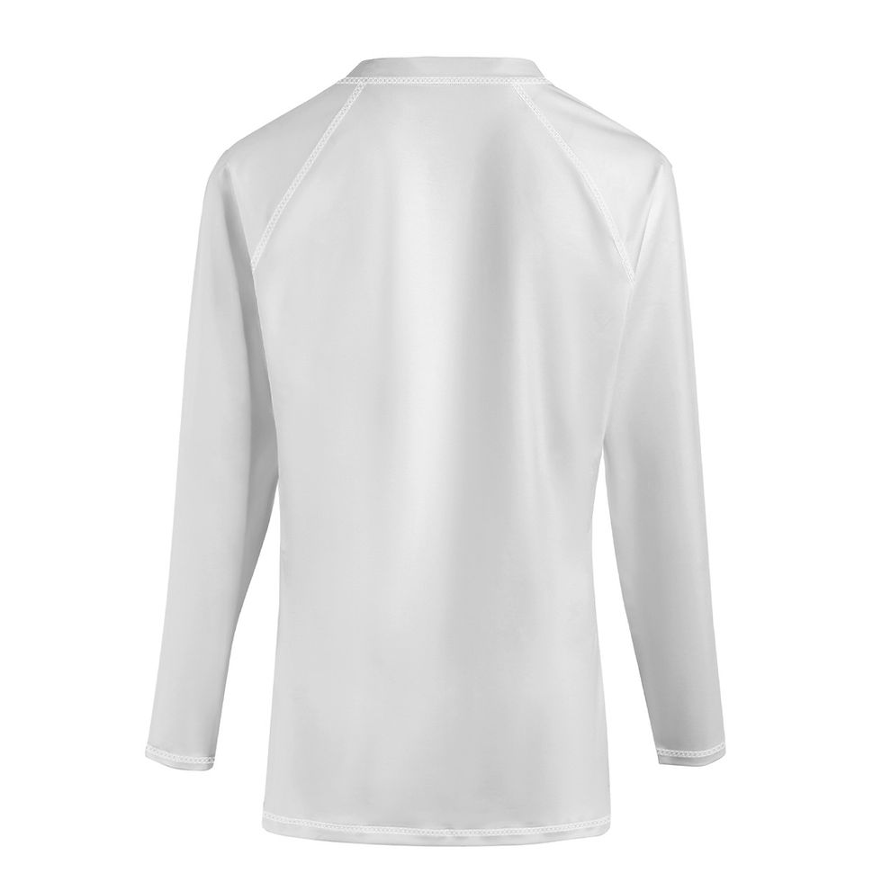 Thumbnail: Big Fin White Sharky Rash Guard