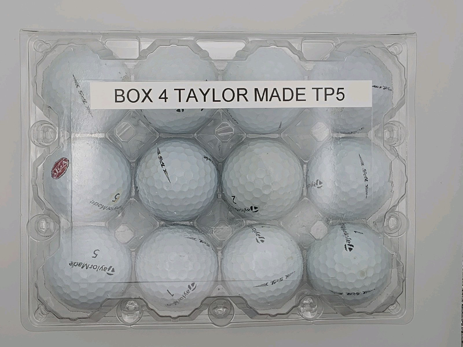 Used TaylorMade TP5 3A Dozen Balls