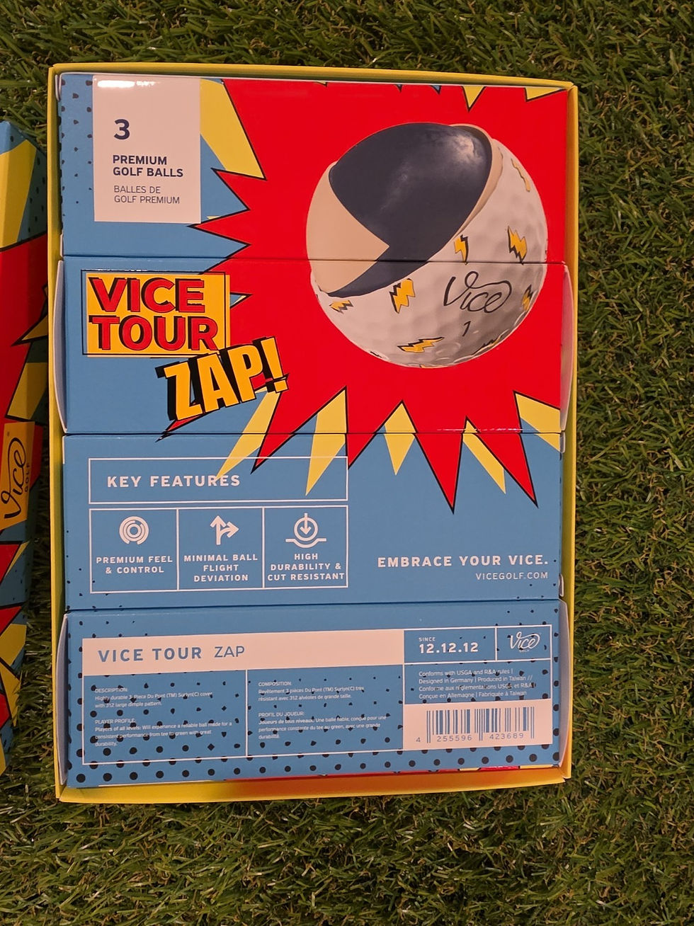 Thumbnail: Vice Tour Zap Golf Balls DOZEN