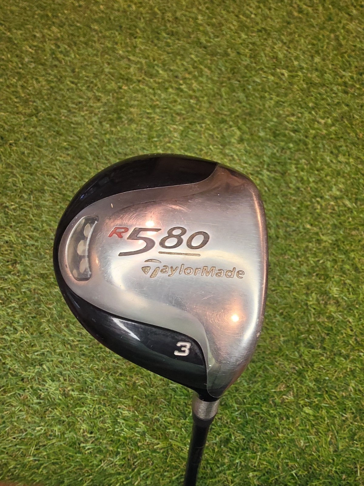 TaylorMade R580 3 Wood Black With 60 G Stiff Flex Shaft