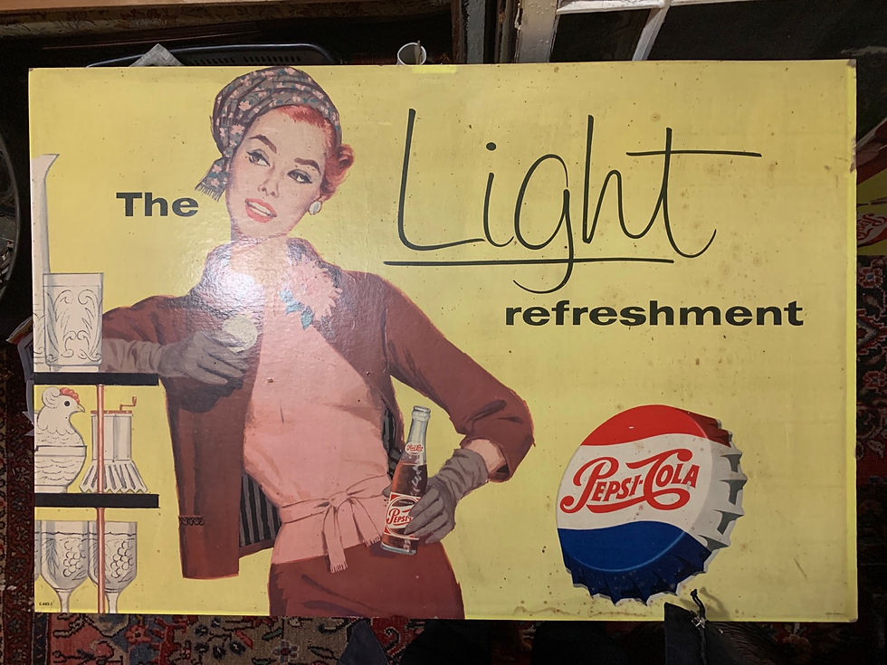 Thumbnail: Pepsi-Cola Sign of four Seasons with frame