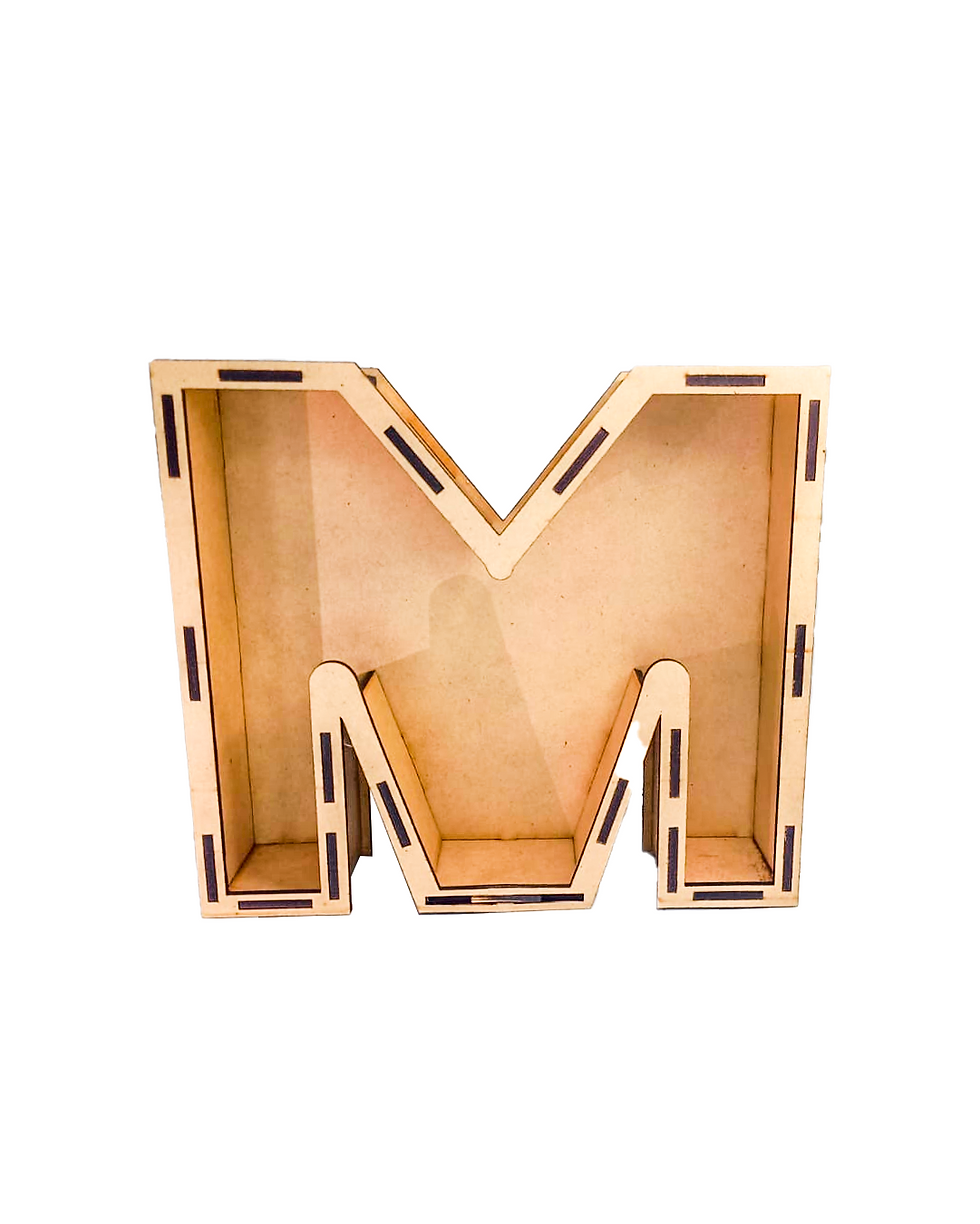 Miniatura: "M" de MDF