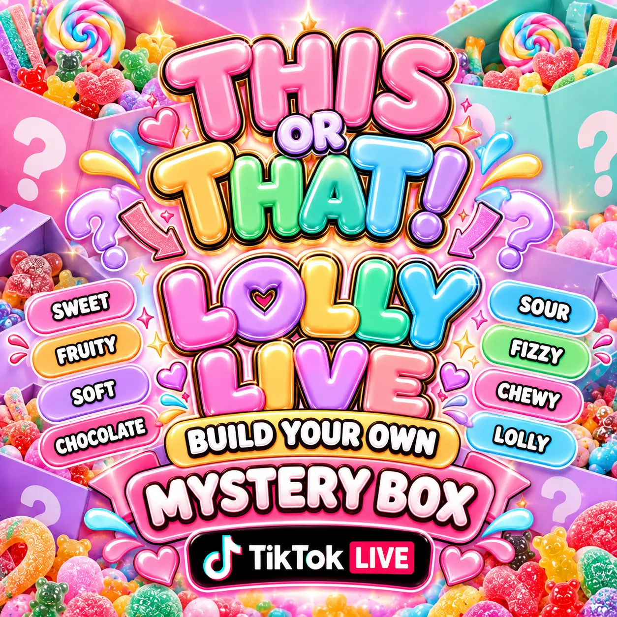 BUILD YOUR OWN LOLLY BOX LIVE
