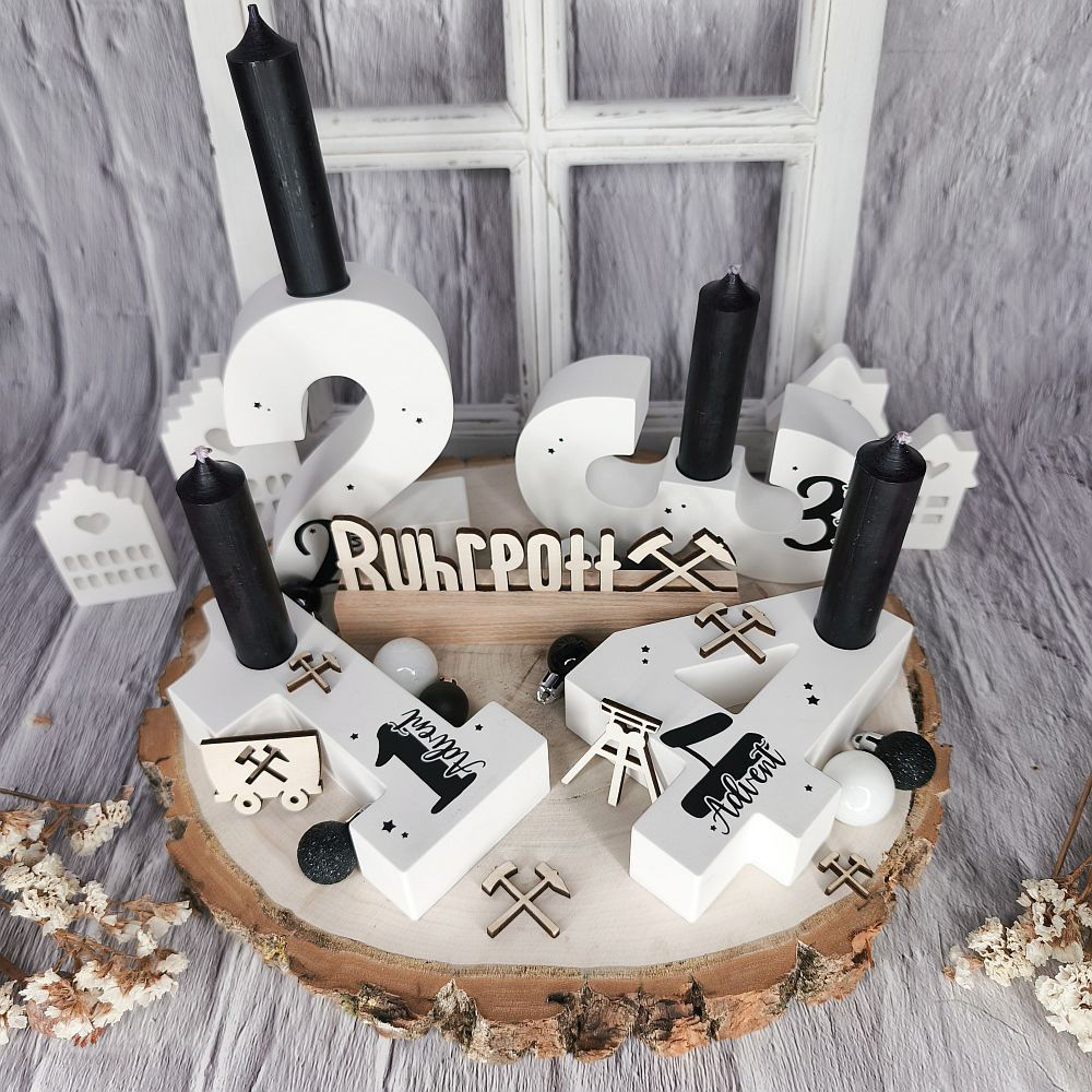 Adventskranz "Zahlen" RUHRPOTT