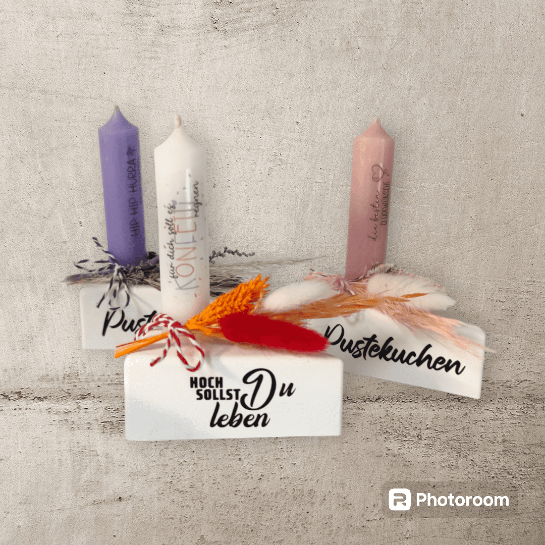 Geburtstags-Mitbringsel "Pustekuchen"