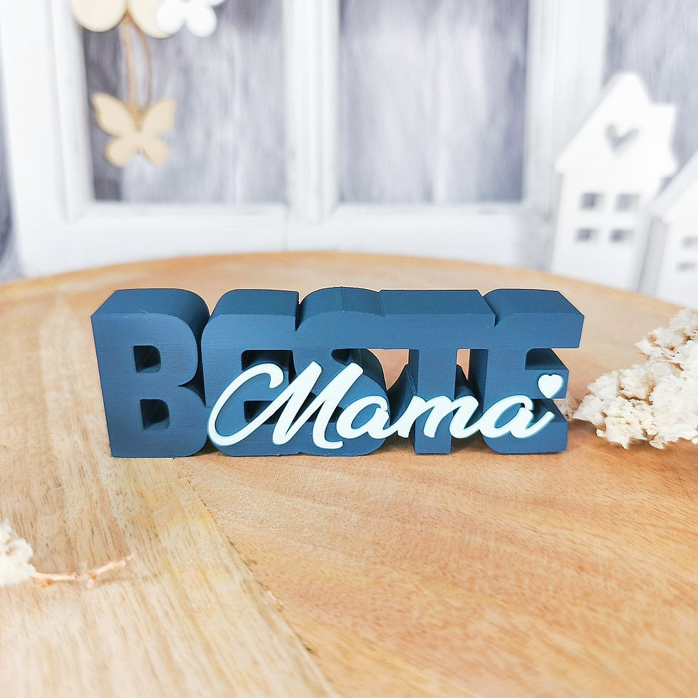 Miniaturbild: 3D Spruch "Beste Mama/Oma - Bester Papa/Opa"