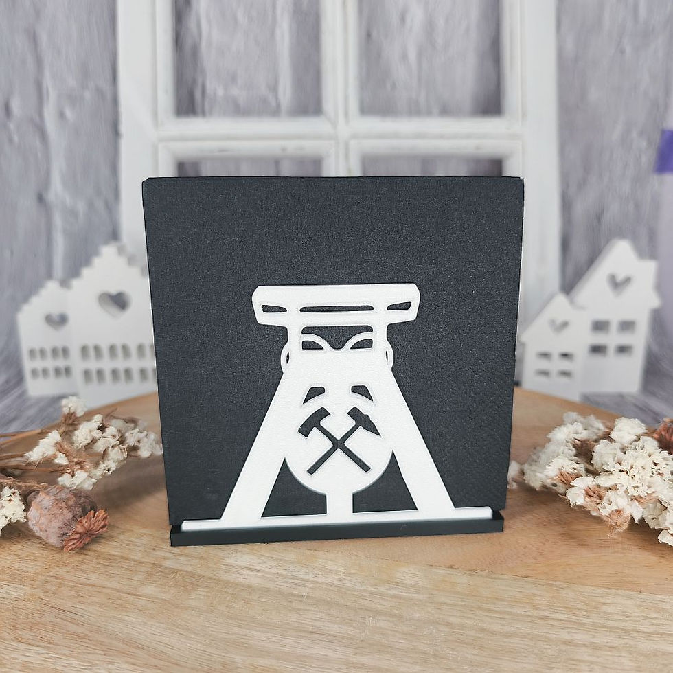 Miniaturbild: Serviettenhalter Zeche, zwei Größen