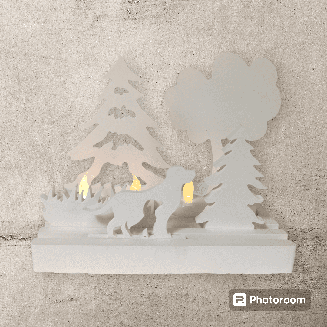 Einschieber Set für 4er Teelicht