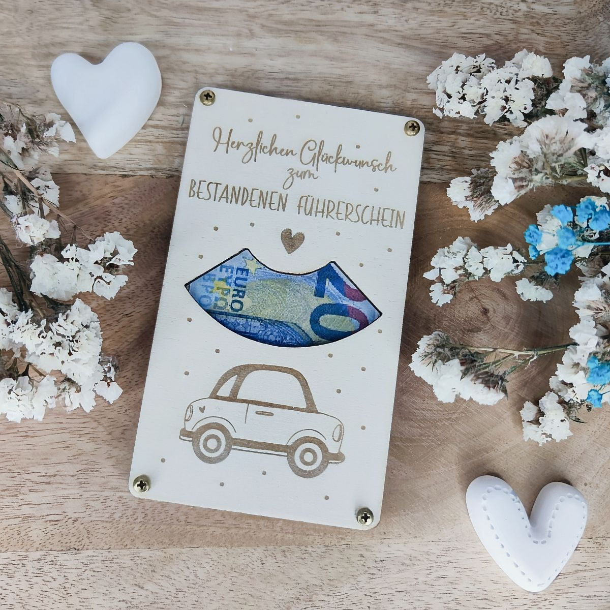 Geldgeschenk Verpackung "Führerschein"