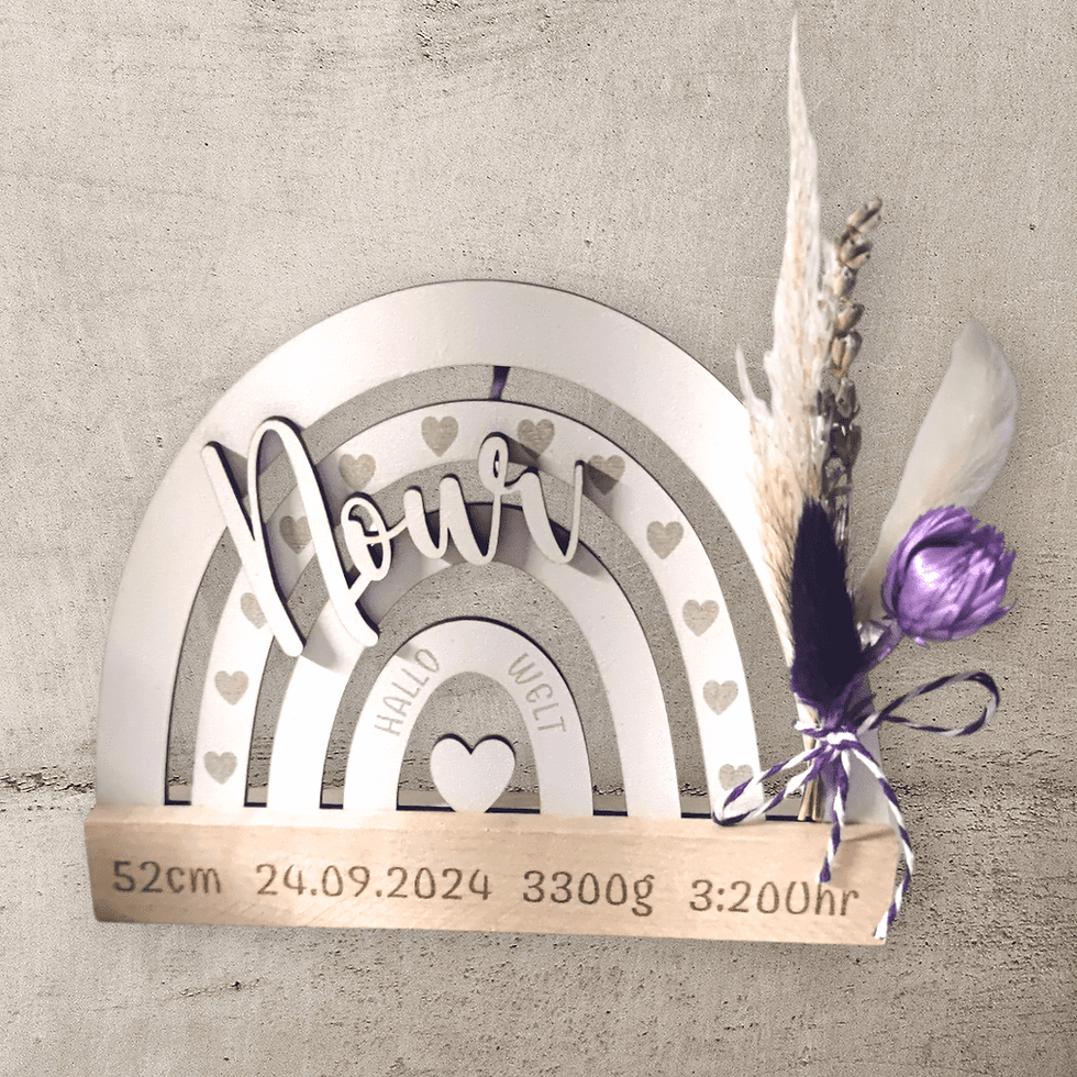 Miniaturbild: Holzaufsteller Geschenk zur Geburt